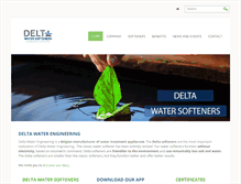 Tablet Screenshot of deltawaterengineering.com